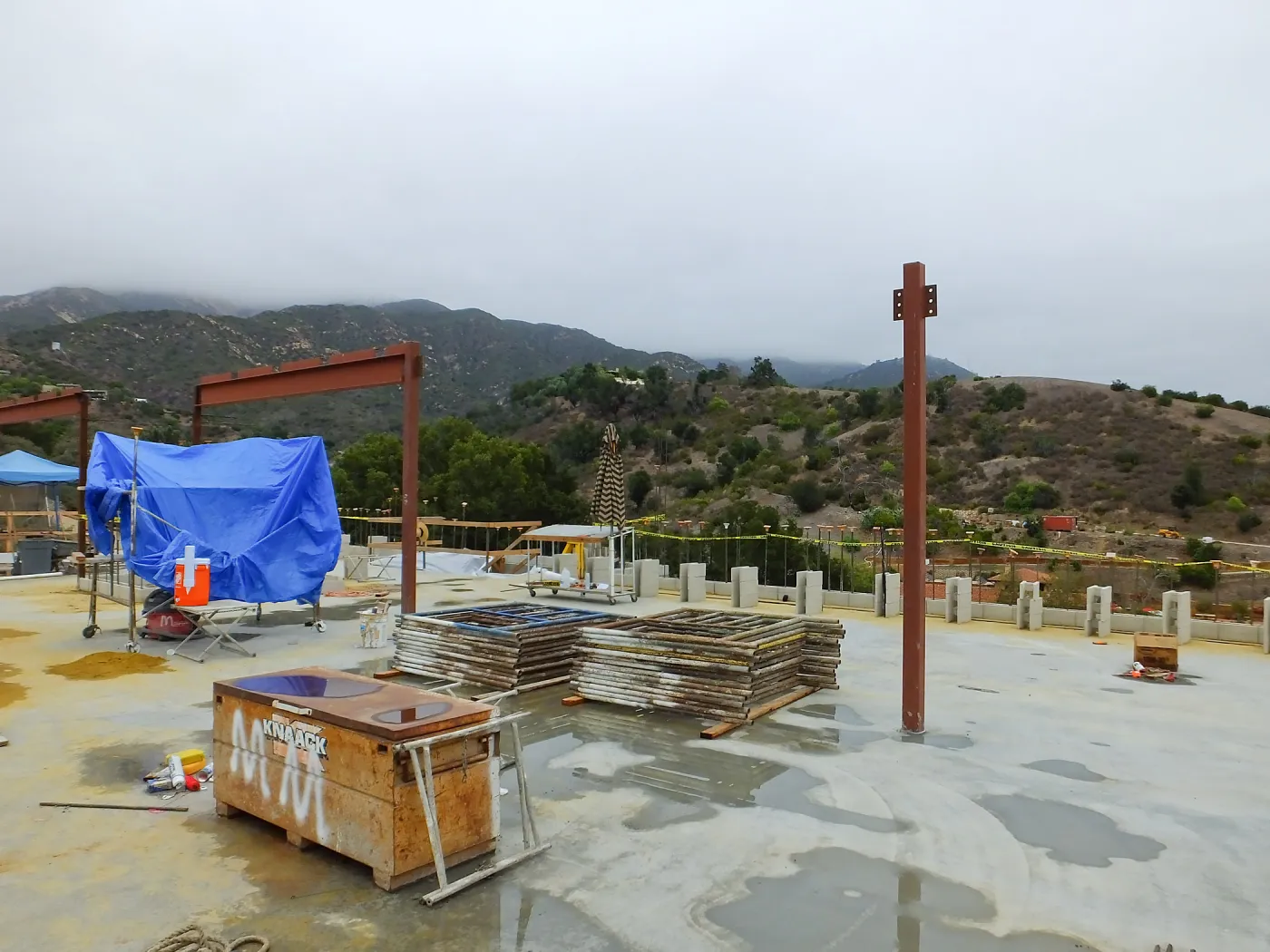 Pritzlaff Conservation Center Construction, looking northeast across Conference/Training area