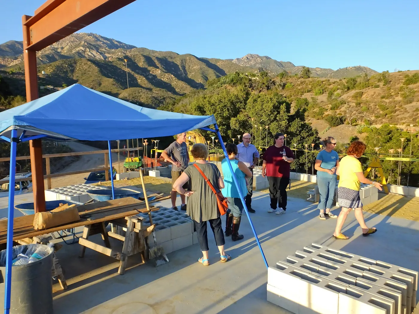 Pritzlaff Conservation Center Construction, Staff Tour and Pizza Party