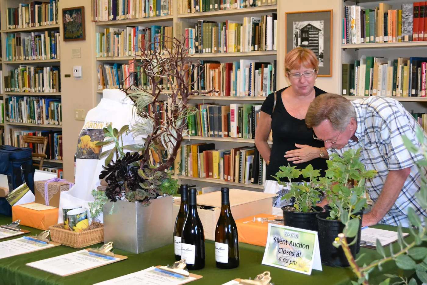 Fall Plant Sale 2015 Members Preview Party, Silent Auction