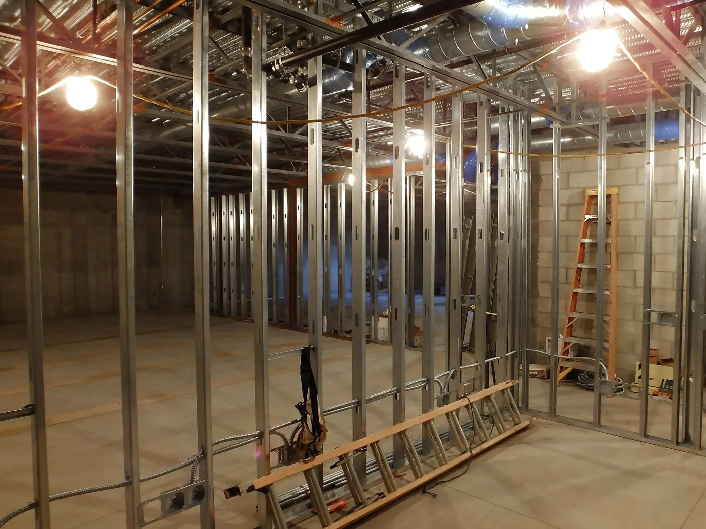 Pritzlaff Conservation Center Construction, looking northeast across Seed Bank/Herbarium area