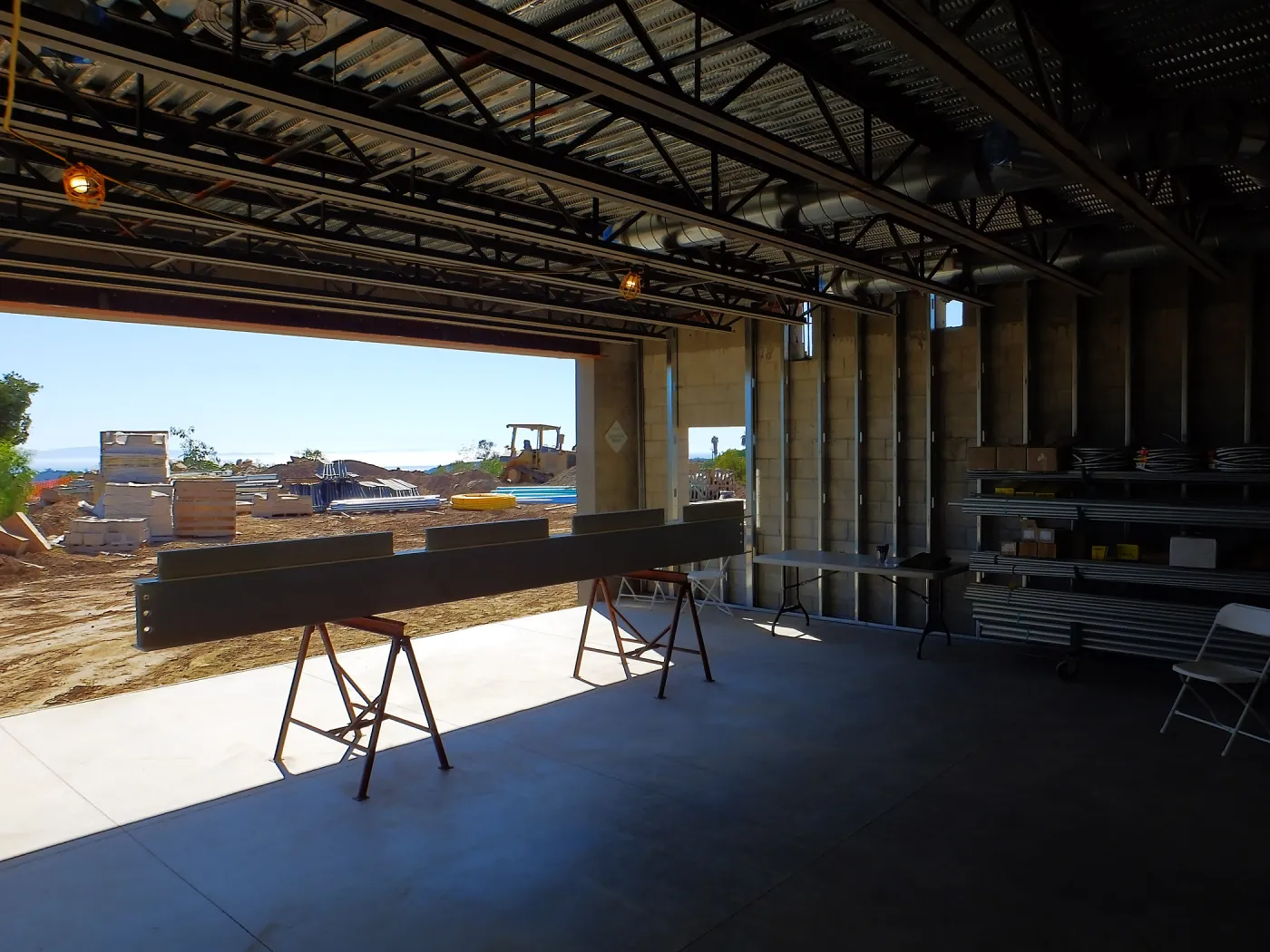 Pritzlaff Conservation Center Construction, Exhibit Room, looking southwest