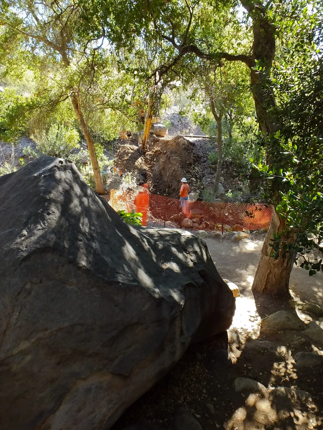 Pritzlaff Conservation Center Construction, Storm Drain installation, Arroyo
