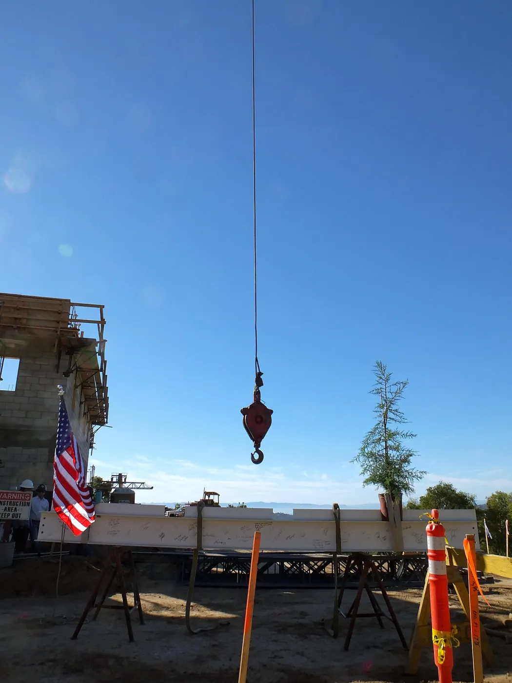 Pritzlaff Conservation Center Construction, Topping Off