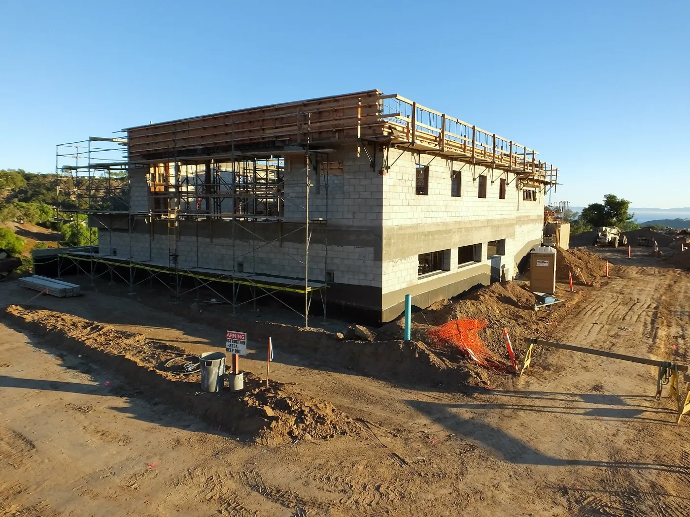 Pritzlaff Conservation Center Construction, exterior looking southeast