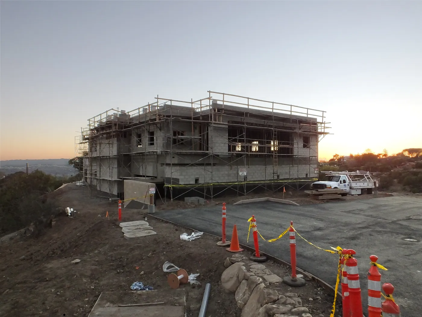 Pritzlaff Conservation Center Construction, exterior looking southwest 