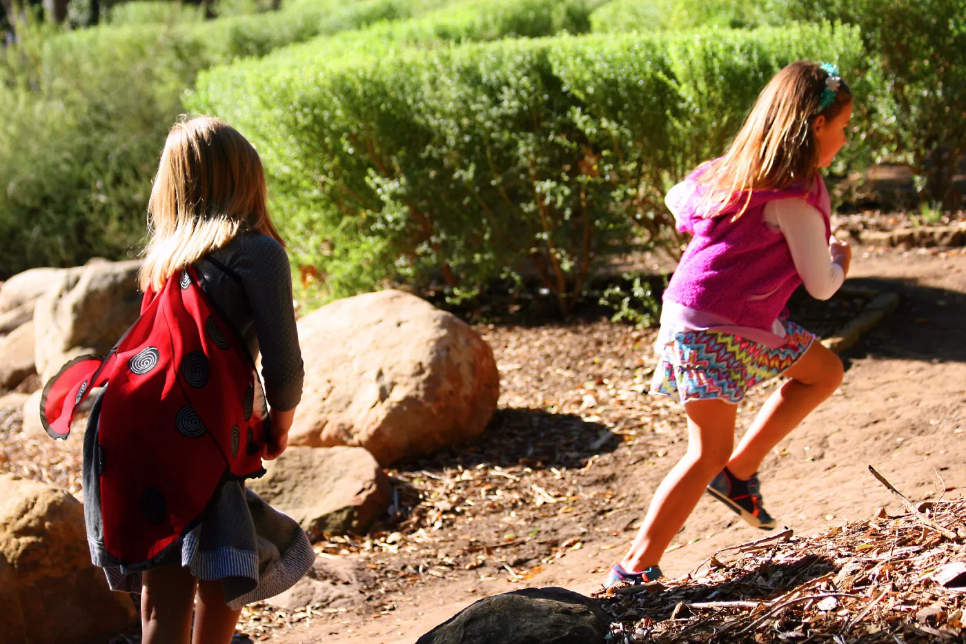 Children in the Centennial Maze