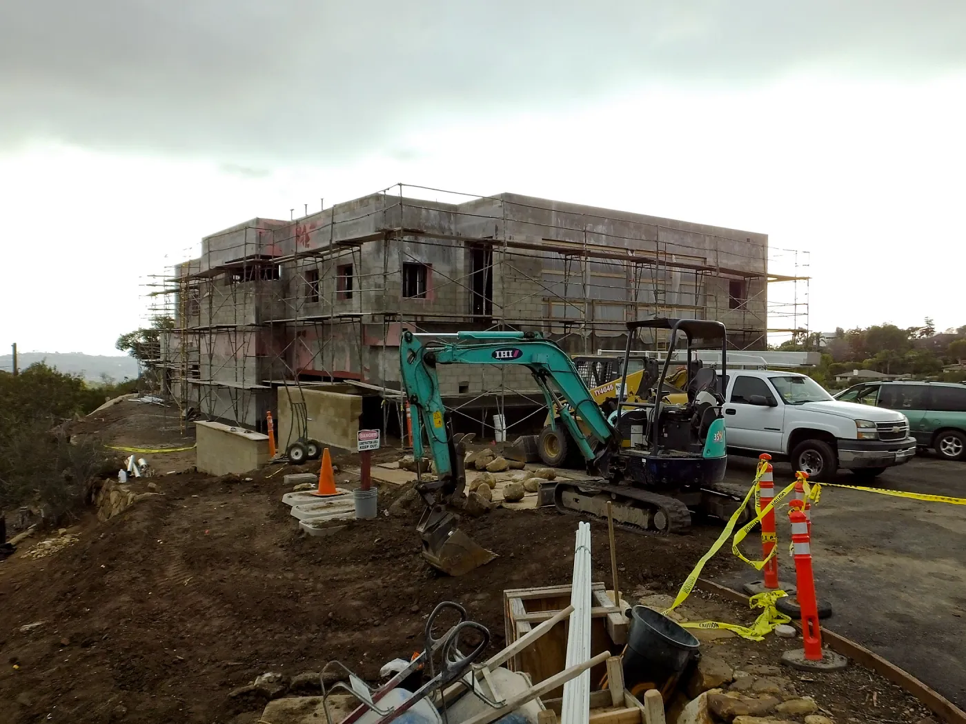 Pritzlaff Conservation Center Construction, exterior looking southwest