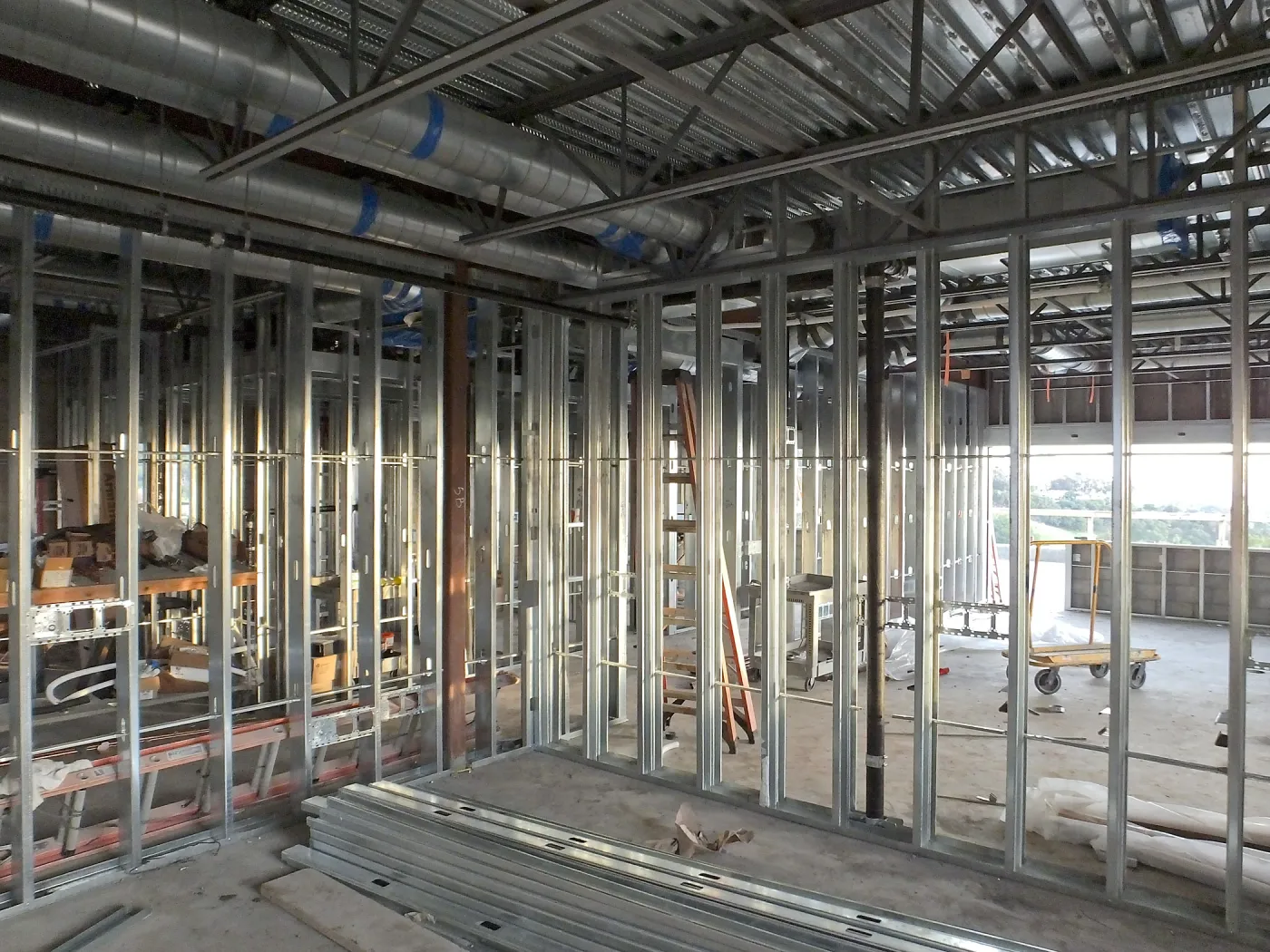Pritzlaff Conservation Center Construction, looking southeast across Conference/Training area