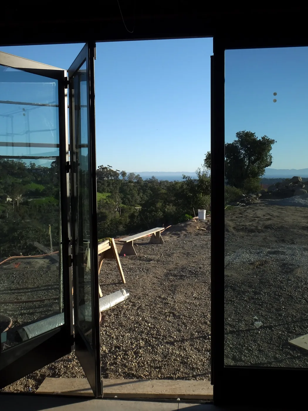 View towards Channel Islands from Pritzlaff Conservation Center Exhibit Room