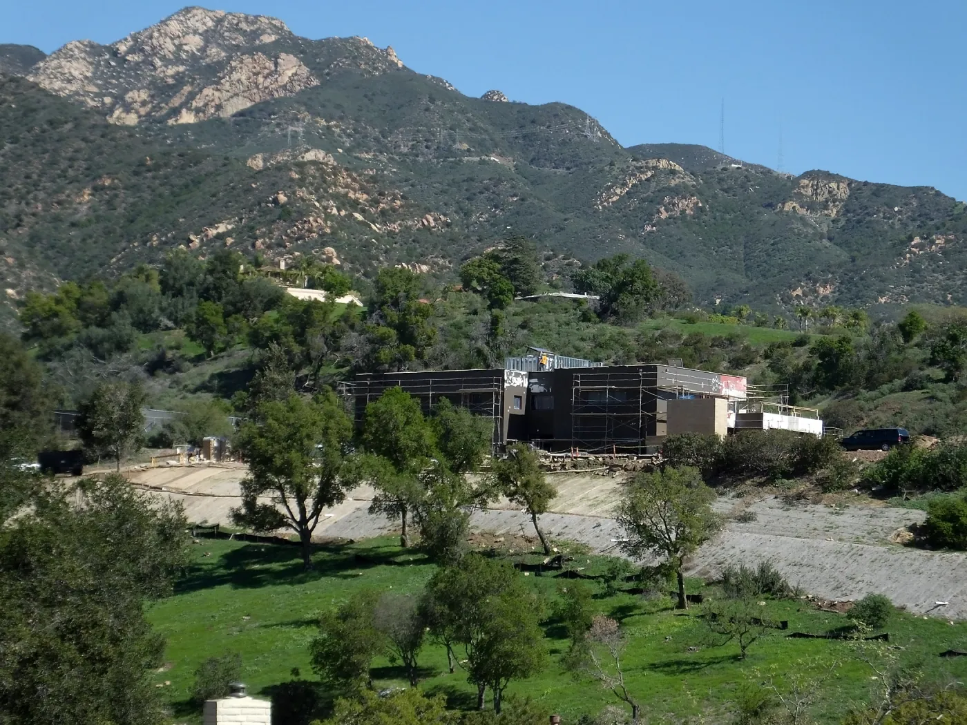 Pritzlaff Conservation Center Construction, view from Tunnel Road