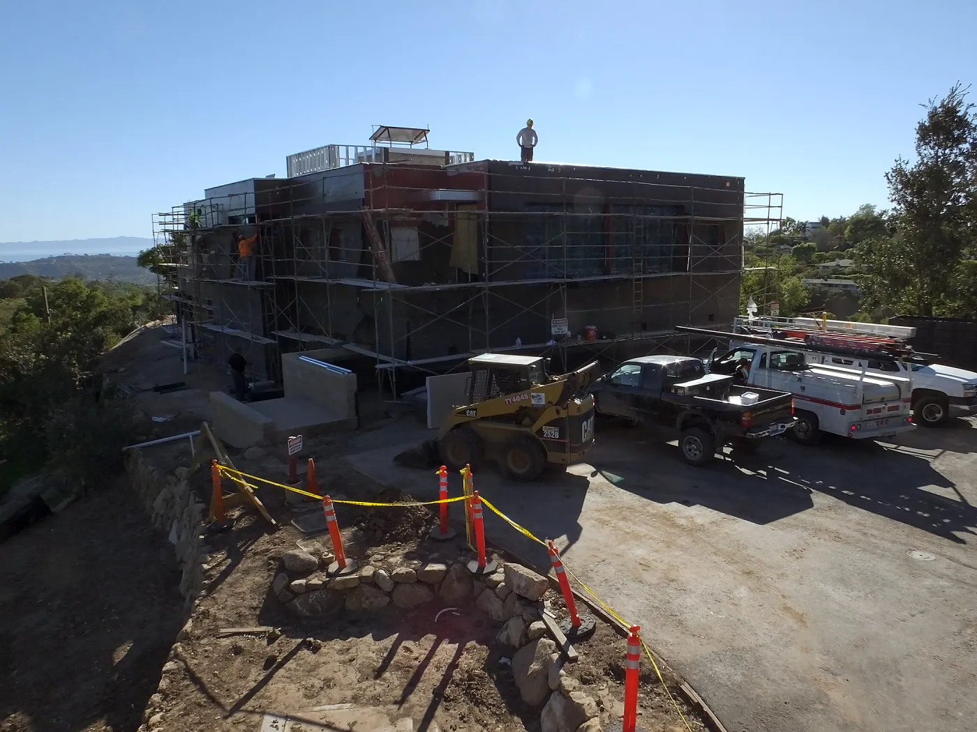 Pritzlaff Conservation Center Construction, exterior looking southwest