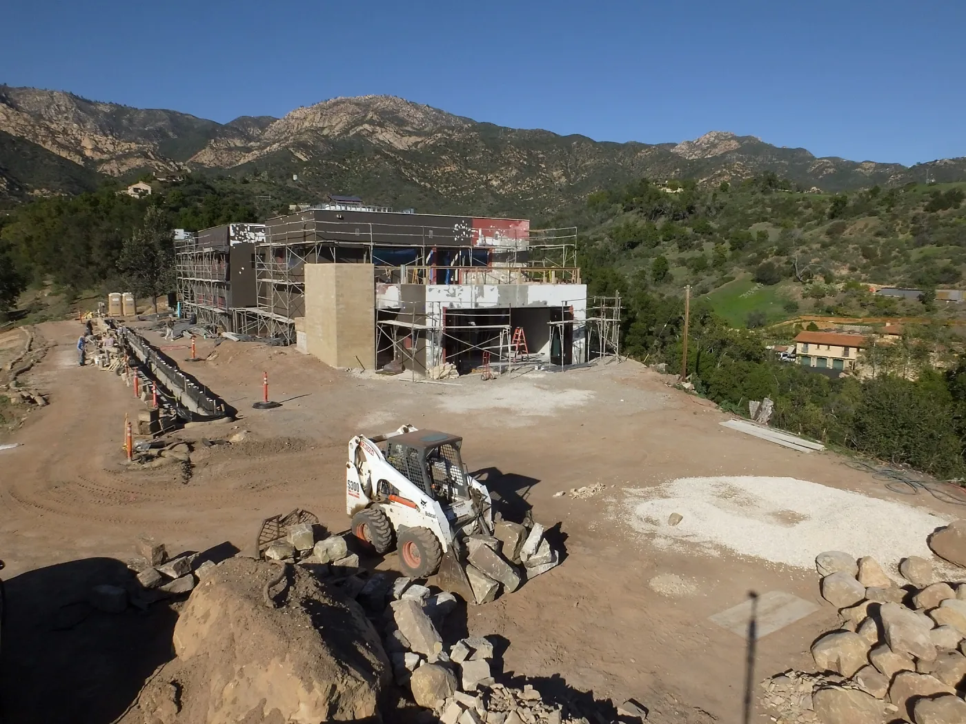 Pritzlaff Conservation Center Construction, Exterior looking northeast