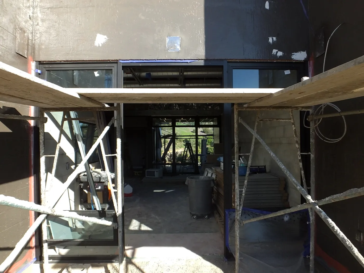 Pritzlaff Conservation Center Construction, main entrance looking east