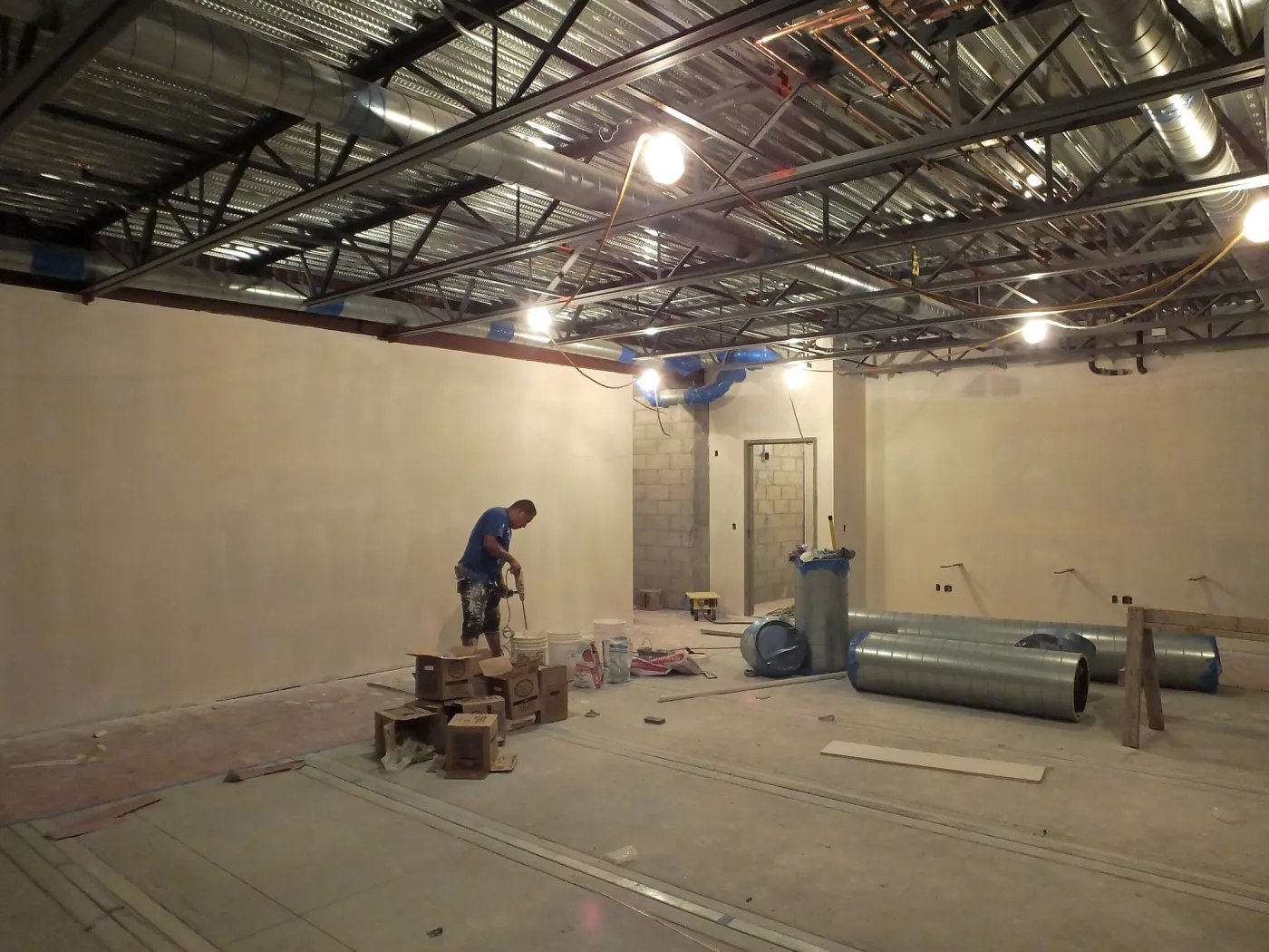Pritzlaff Conservation Center Construction, looking southeast across Herbarium area