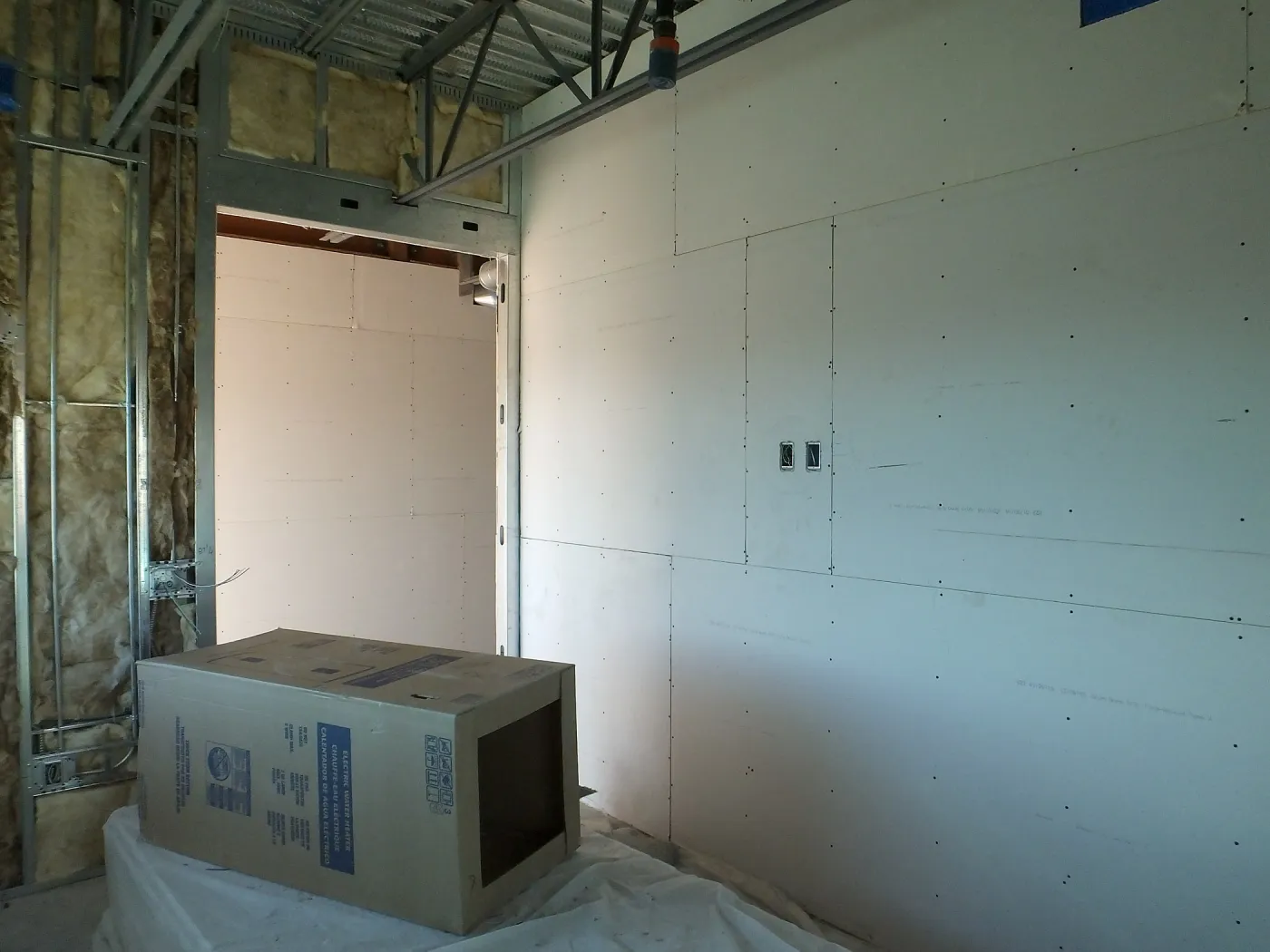 Pritzlaff Conservation Center Construction, looking northwest across Conference/Training area