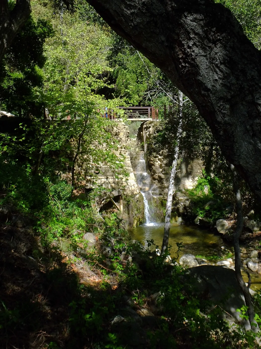 Mission Dam waterfall