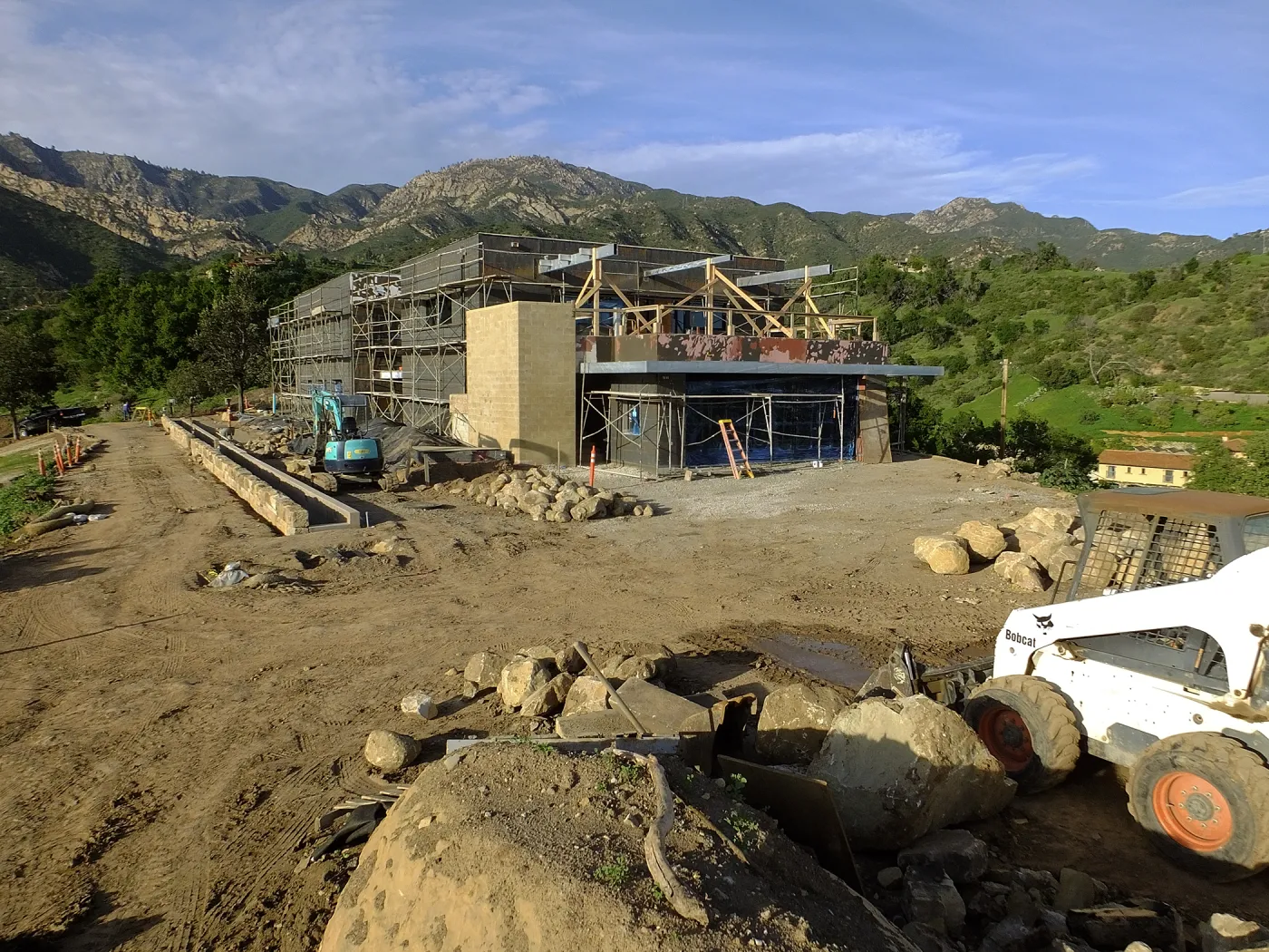 Pritzlaff Conservation Center Construction, Exterior looking northeast