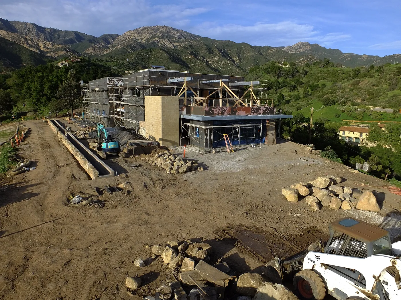 Pritzlaff Conservation Center Construction, Exterior looking northeast