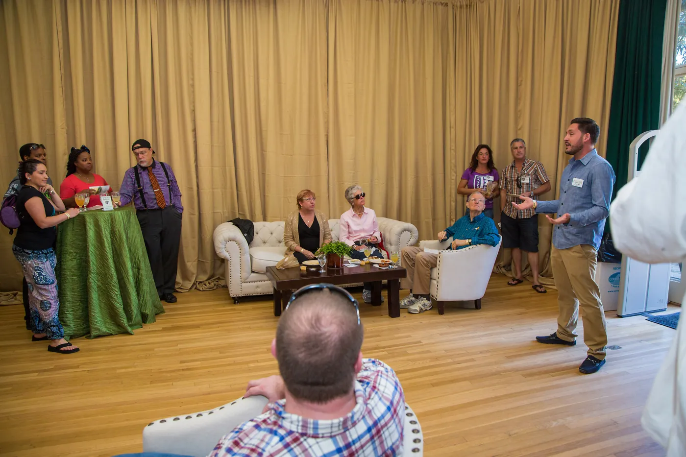 2016 Santa Barbara Beer Garden Event, Jeremy Bassan Co-chair for the Beer Garden, Welcome Address, VIP lounge