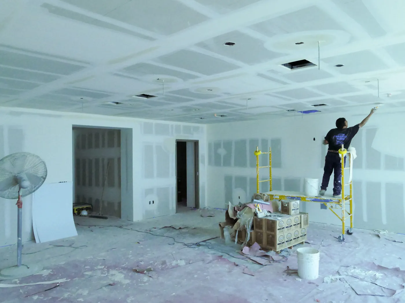 Pritzlaff Conservation Center Construction, Exhibit Room, looking northeast