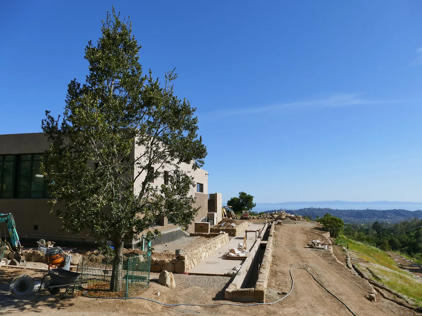 Pritzlaff Conservation Center Construction, Exterior looking southeast