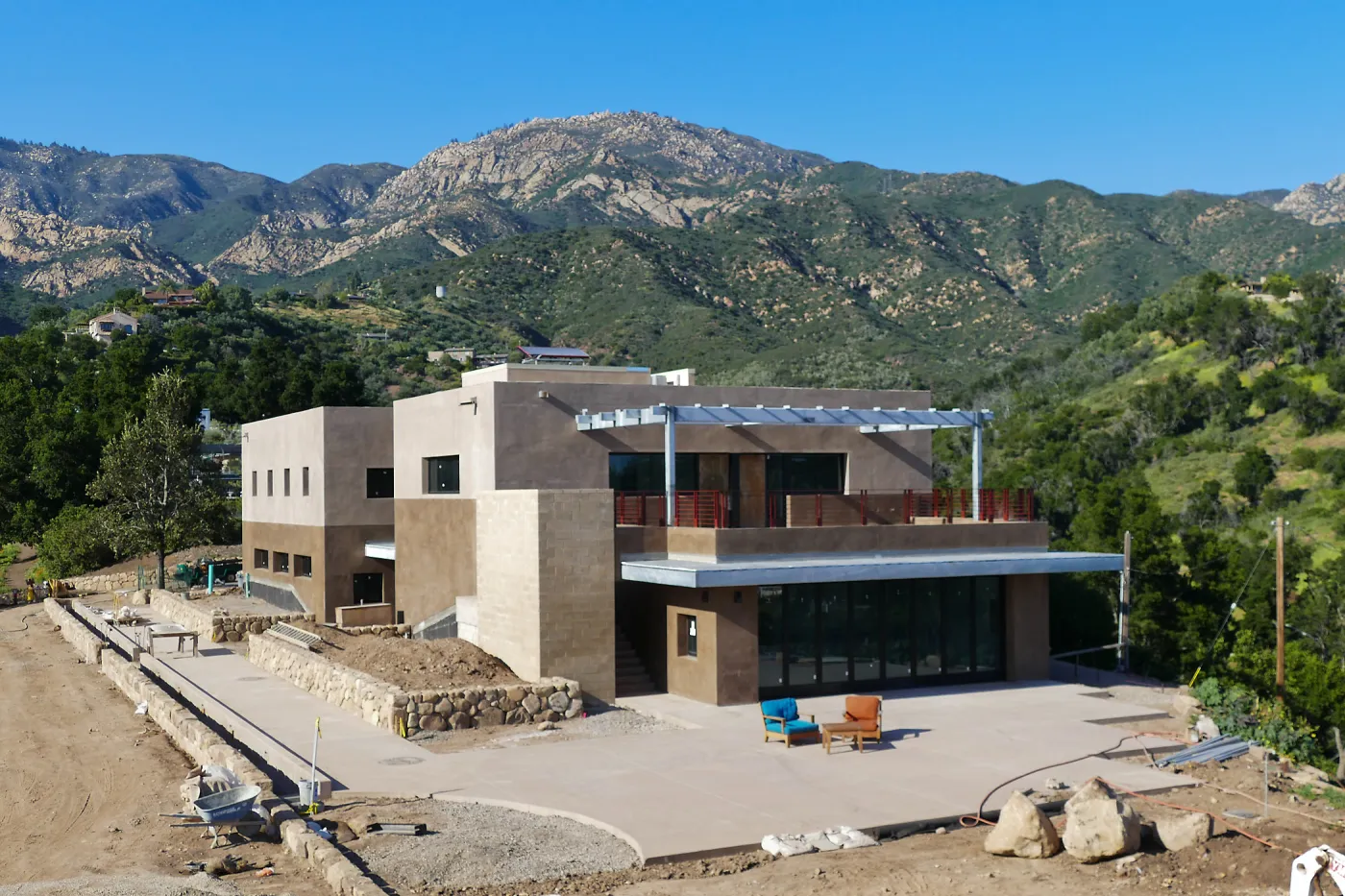 Pritzlaff Conservation Center Construction, Exterior looking northeast