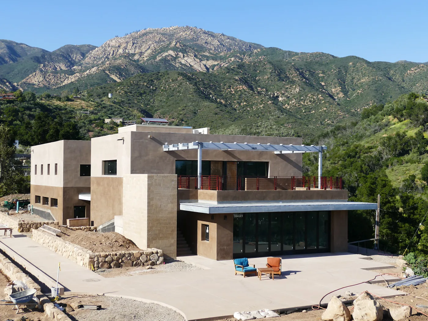Pritzlaff Conservation Center Construction, Exterior looking northeast