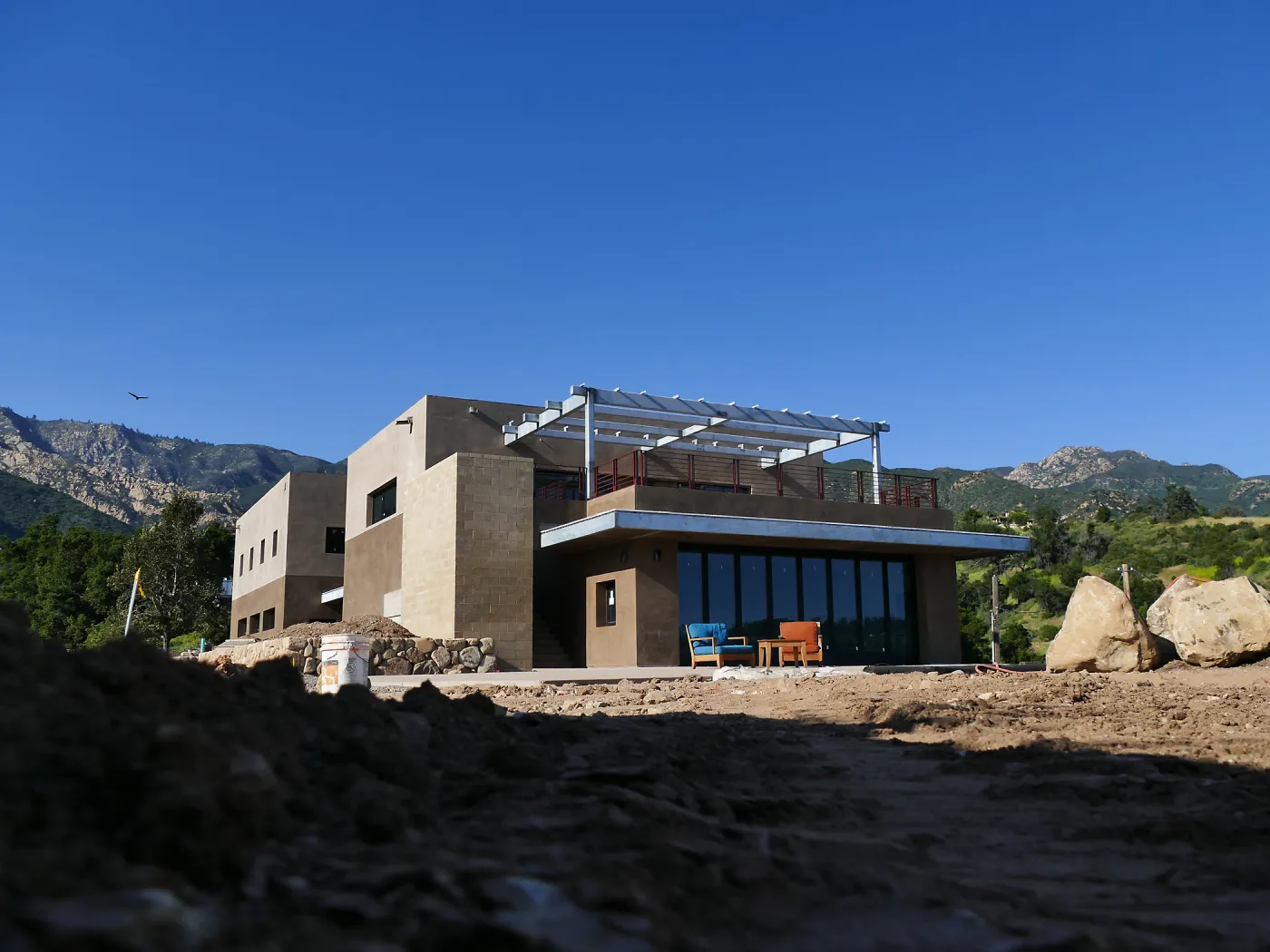 Pritzlaff Conservation Center Construction, Exterior looking northeast