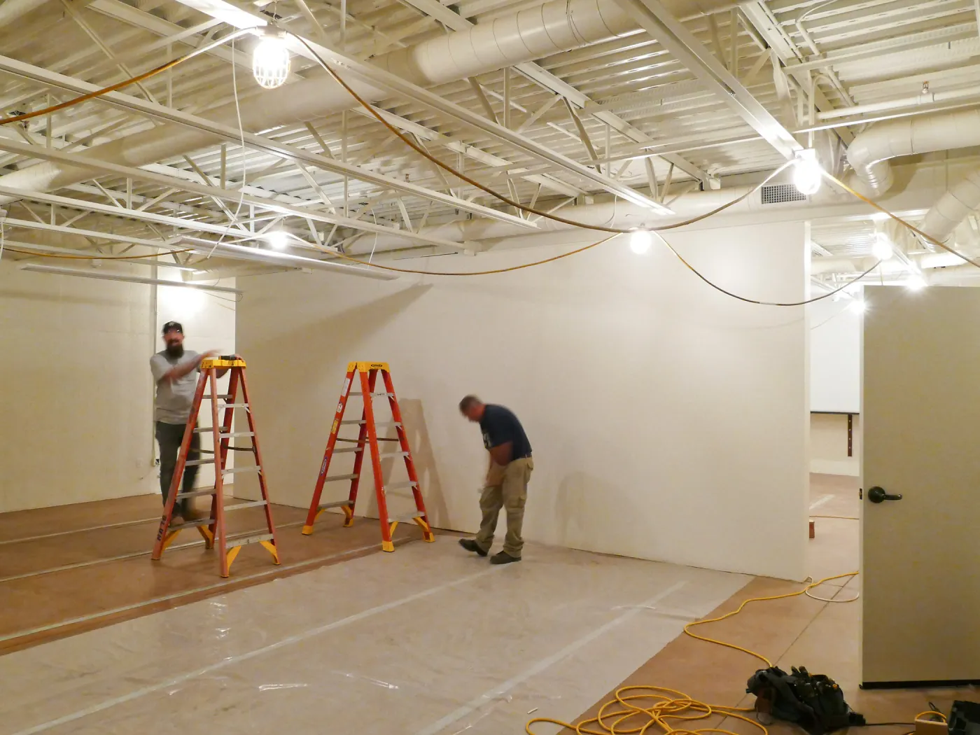 Pritzlaff Conservation Center Construction, looking northeast across Seed Bank/Herbarium area