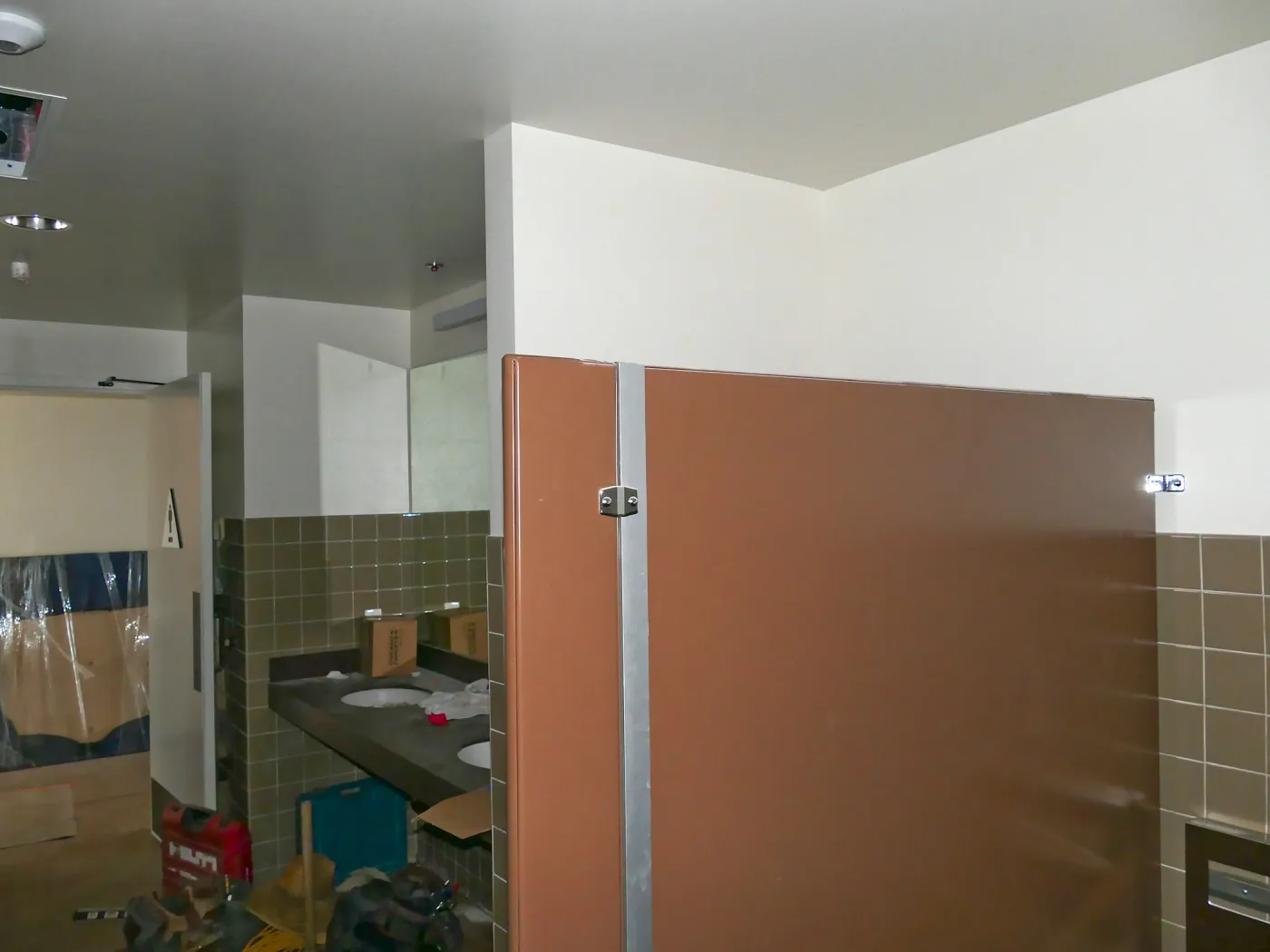 Pritzlaff Conservation Center Construction, looking southeast across first floor common area