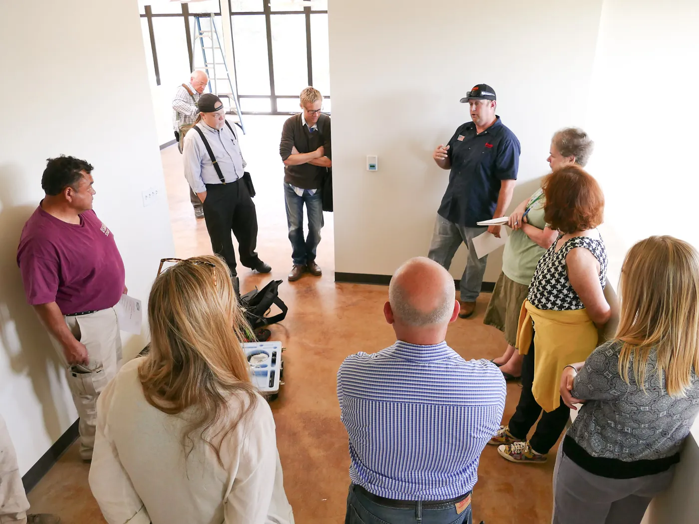 Pritzlaff Conservation Center building systems orientation for SBBG staff