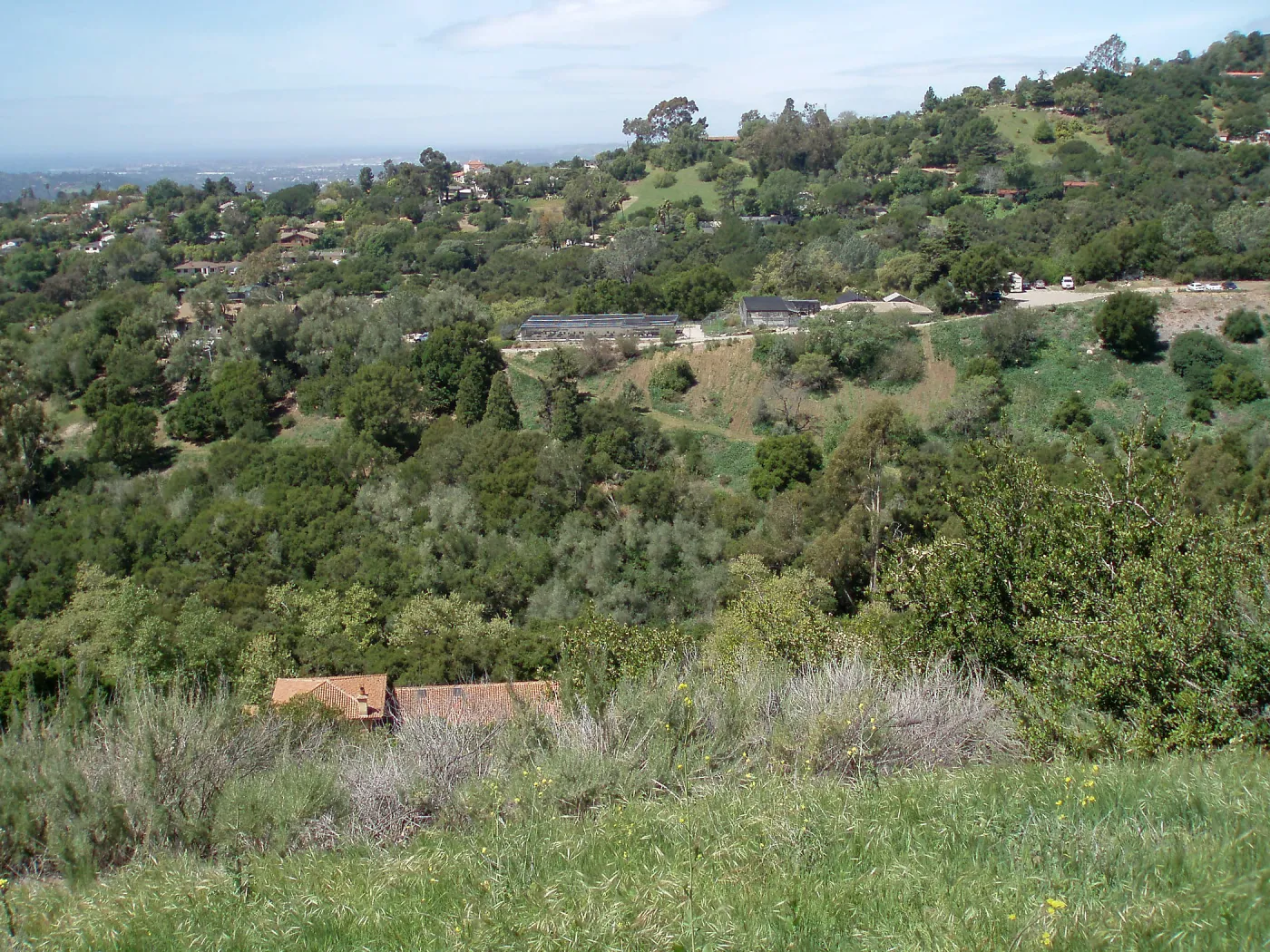 View of Horticulture Unit from Cavalli Ridge