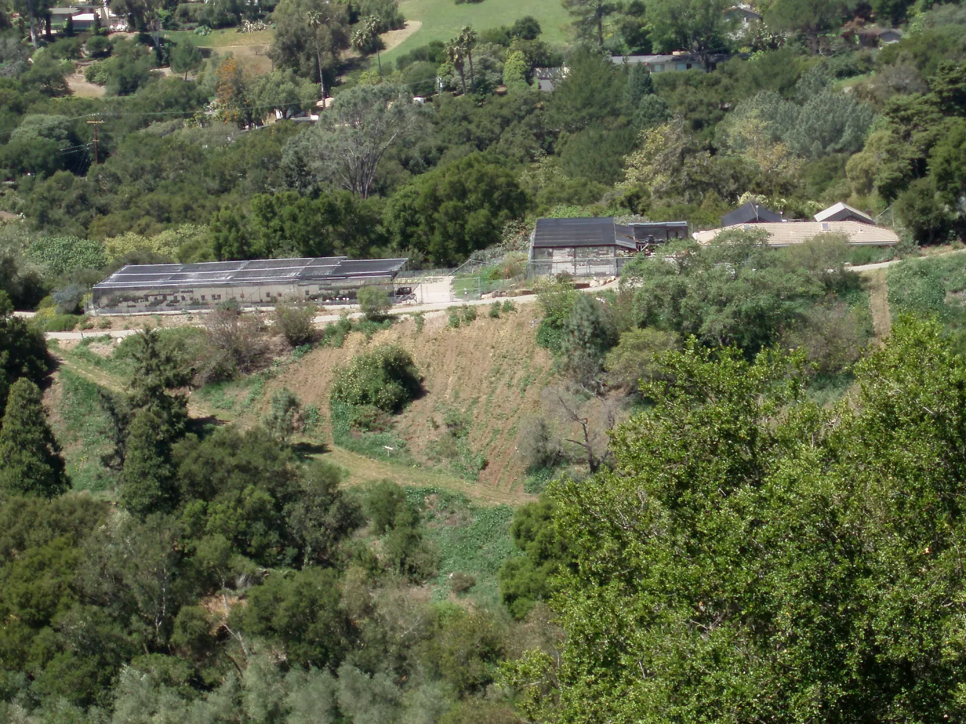 View of Horticulture Unit from Cavalli Ridge