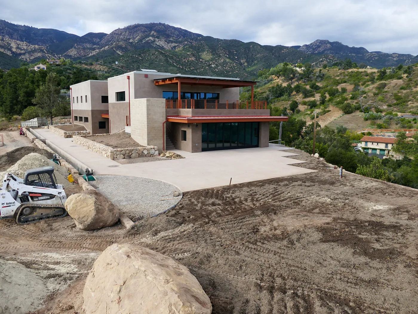 Pritzlaff Conservation Center Construction, Exterior looking northeast