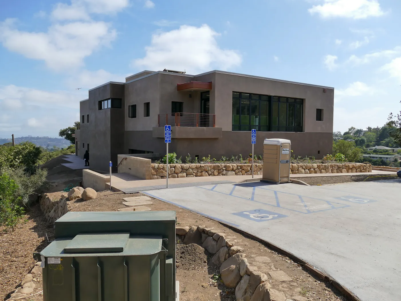 Pritzlaff Conservation Center Construction, exterior looking southwest