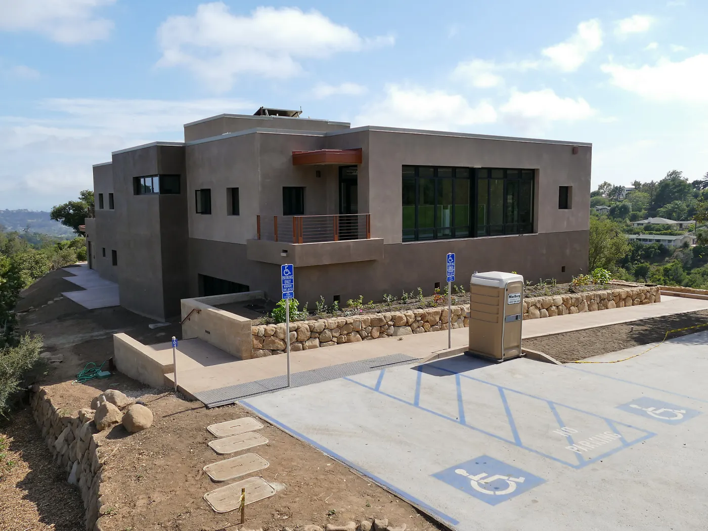 Pritzlaff Conservation Center Construction, exterior looking southwest