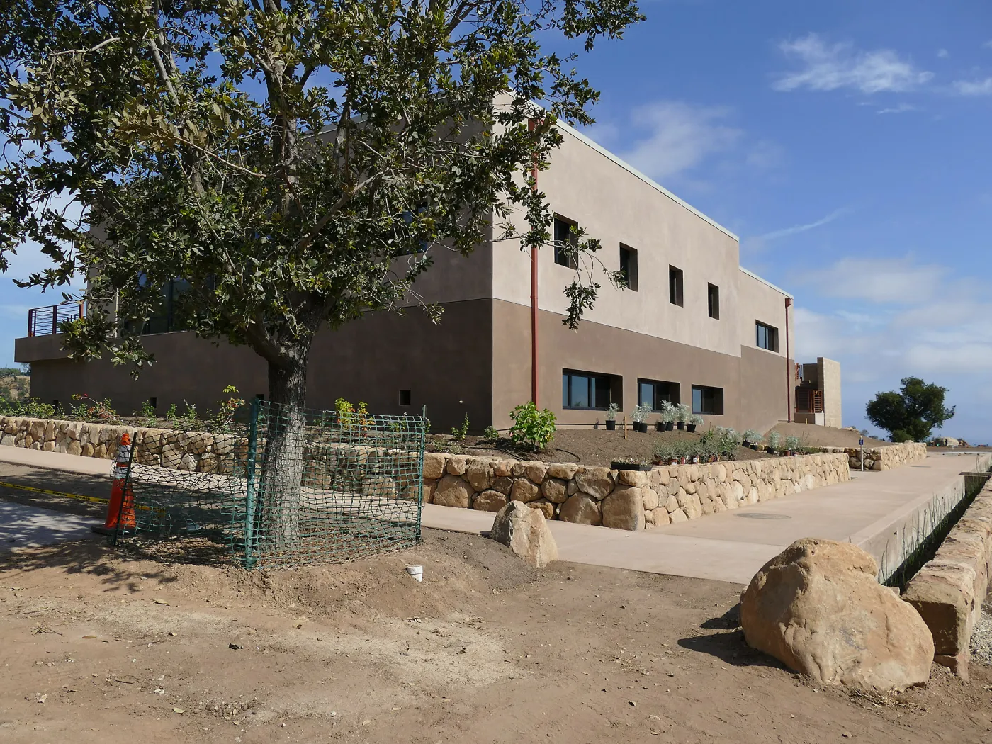 Pritzlaff Conservation Center Construction, Exterior looking southeast