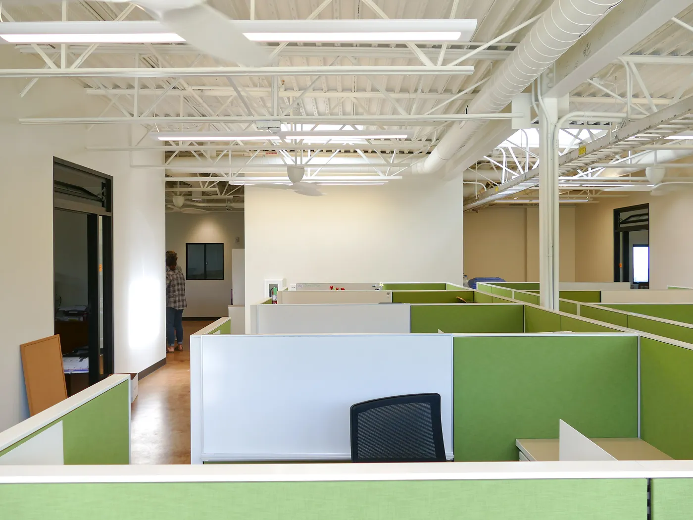 Pritzlaff Conservation Center Construction, looking south across Administrative office area