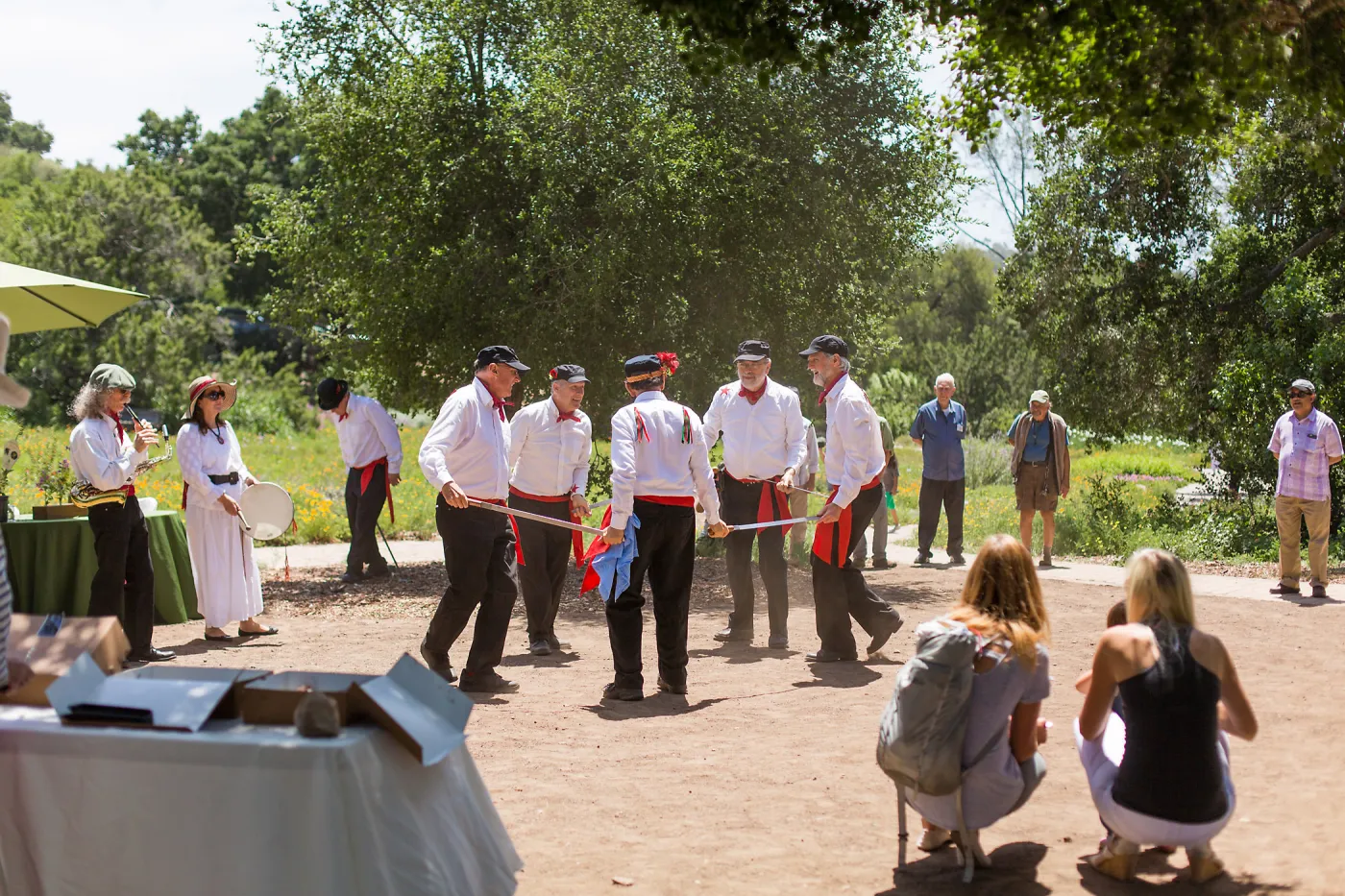 Cultivating the Wild: Native Gardens Tour and 90th Birthday Celebration, Pacific Sword Co. Morris Dancing