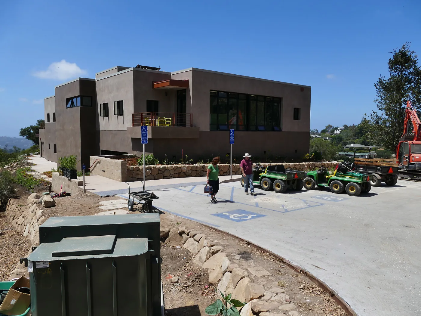 Pritzlaff Conservation Center Construction, exterior looking southwest