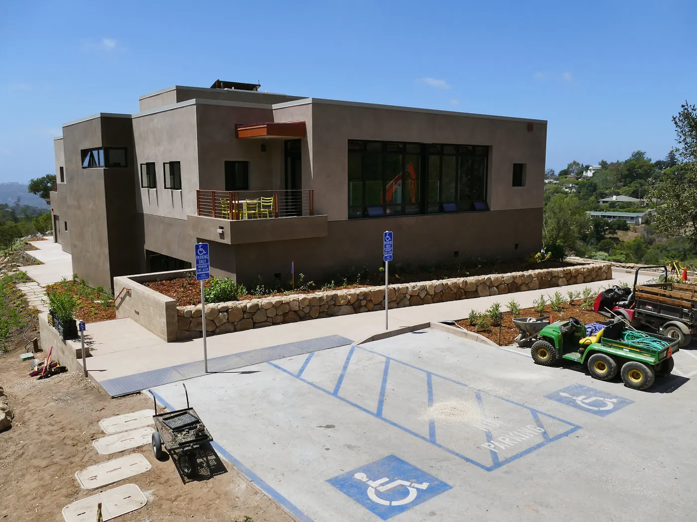 Pritzlaff Conservation Center Construction, exterior looking southwest