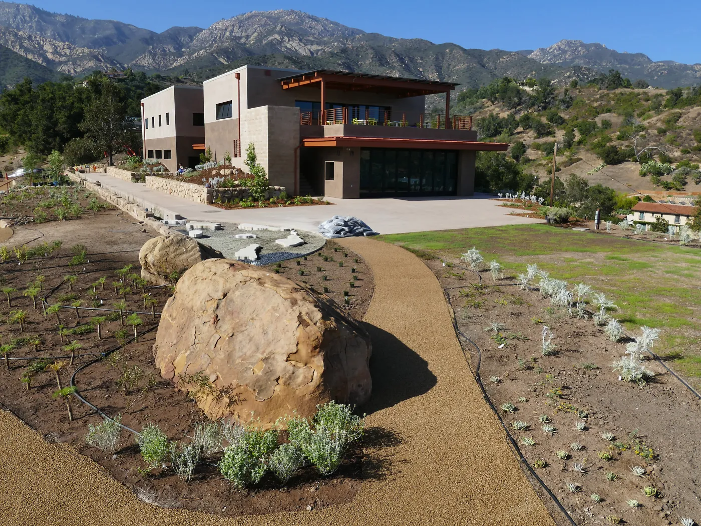 Pritzlaff Conservation Center Construction, Exterior looking northeast