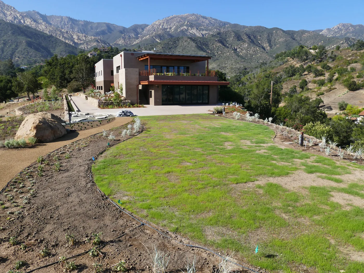 Pritzlaff Conservation Center Construction, Exterior looking northeast