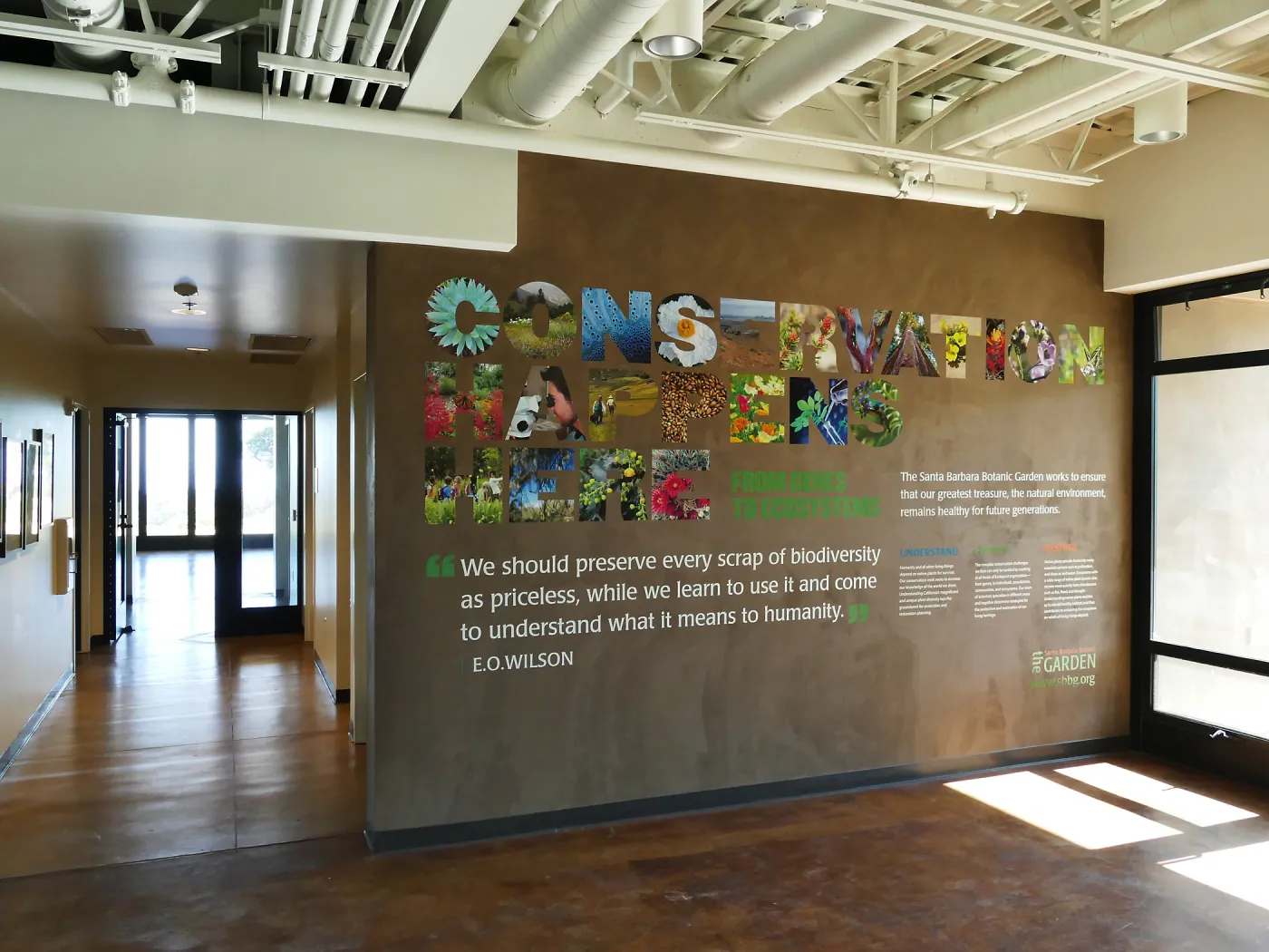 Pritzlaff Conservation Center and Conservation Happens interpretation graphic