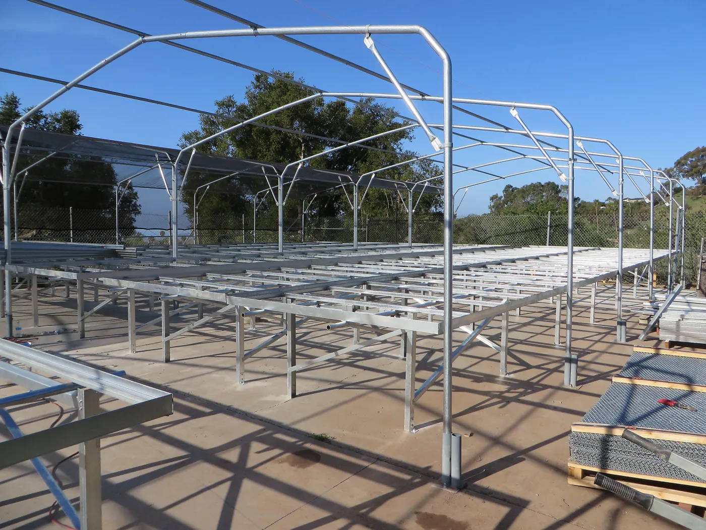 SBBG, rebuilding the Hort Unit