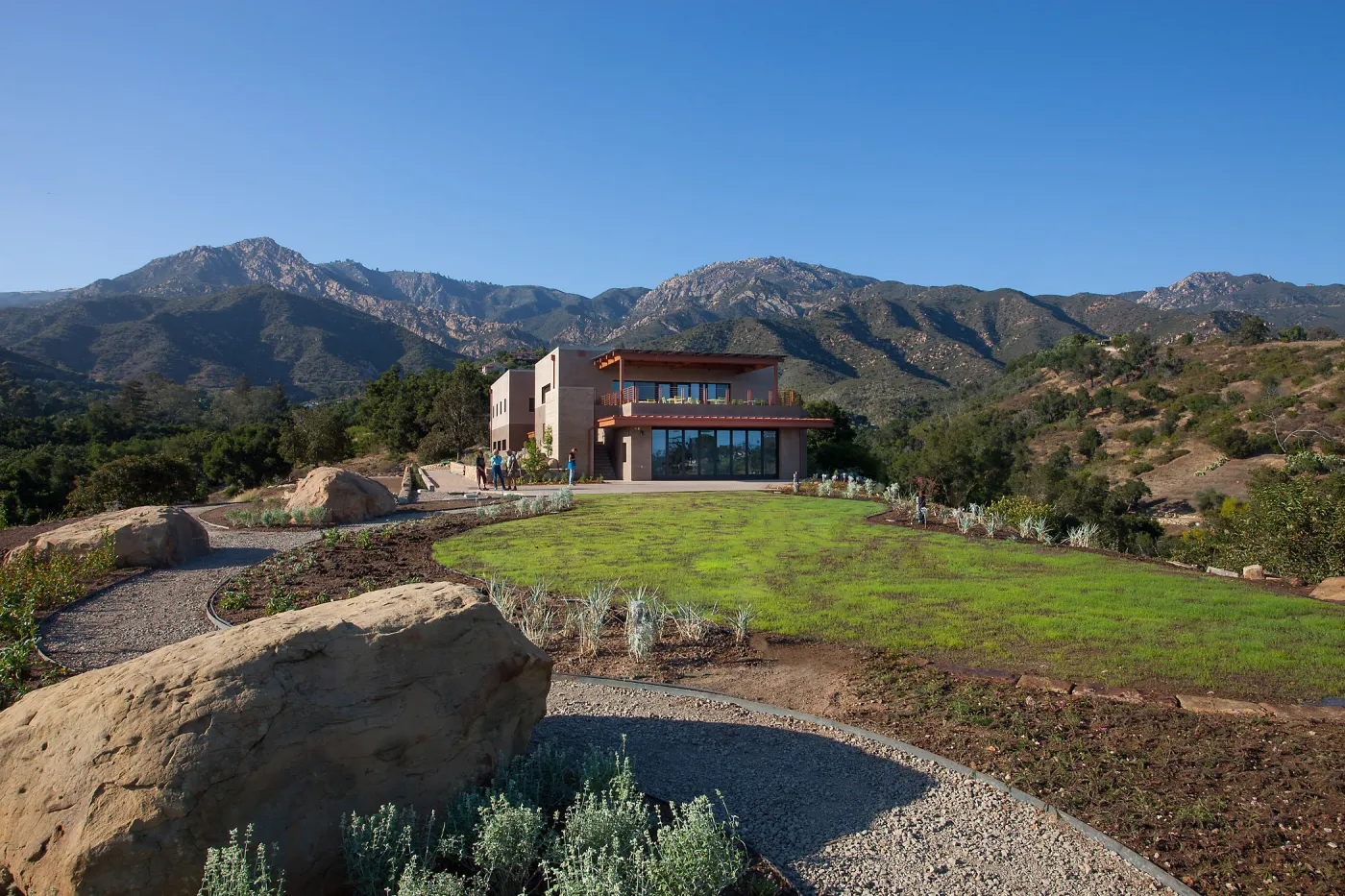 Pritzlaff Conservation Center, looking north from Island View Garden