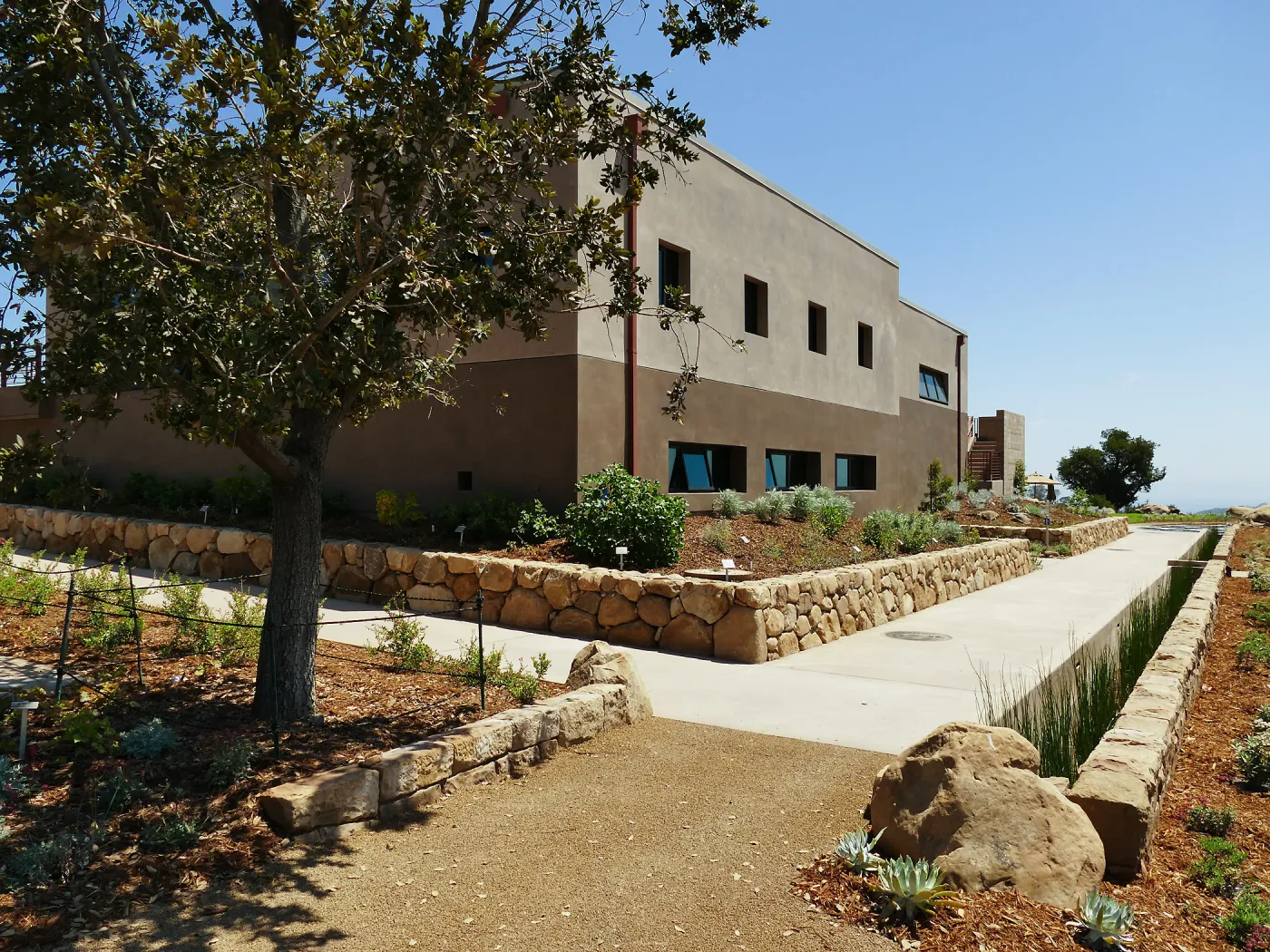 Pritzlaff Conservation Center Construction, Exterior looking southeast