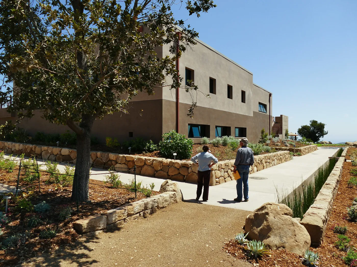 Pritzlaff Conservation Center Construction, Exterior looking southeast
