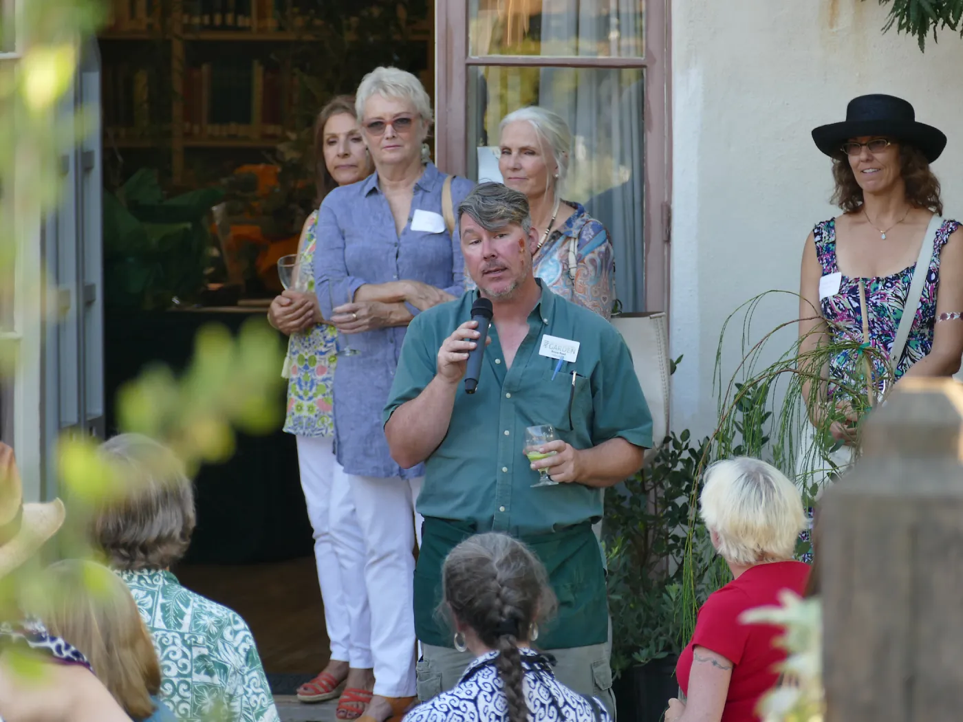 2016 Fall Native Plant Sale Preview Party, Bruce Reed describing featured plants