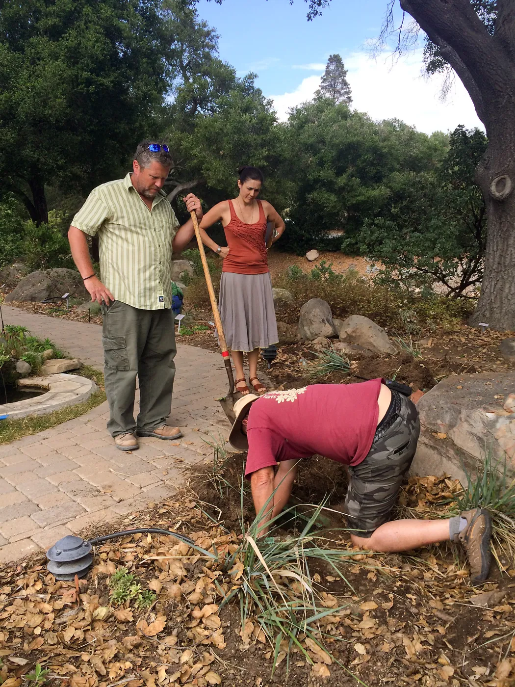 Working in the Home Demo Garden